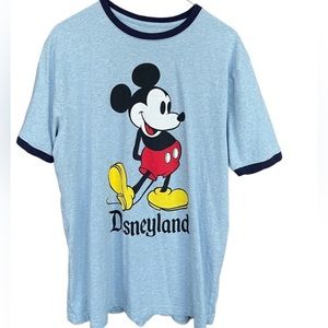 Disney Classic Mickey Blue T-shirt Unisex Size L